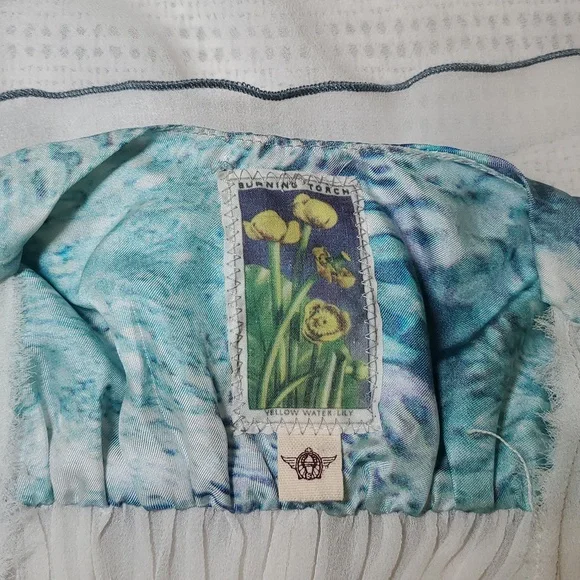 🎁 Anthropologie Burning Torch Eames Silk Tank - Picture 6 of 8